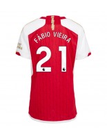Arsenal Fabio Vieira #21 Kotipaita Naisten 2023-24 Lyhythihainen